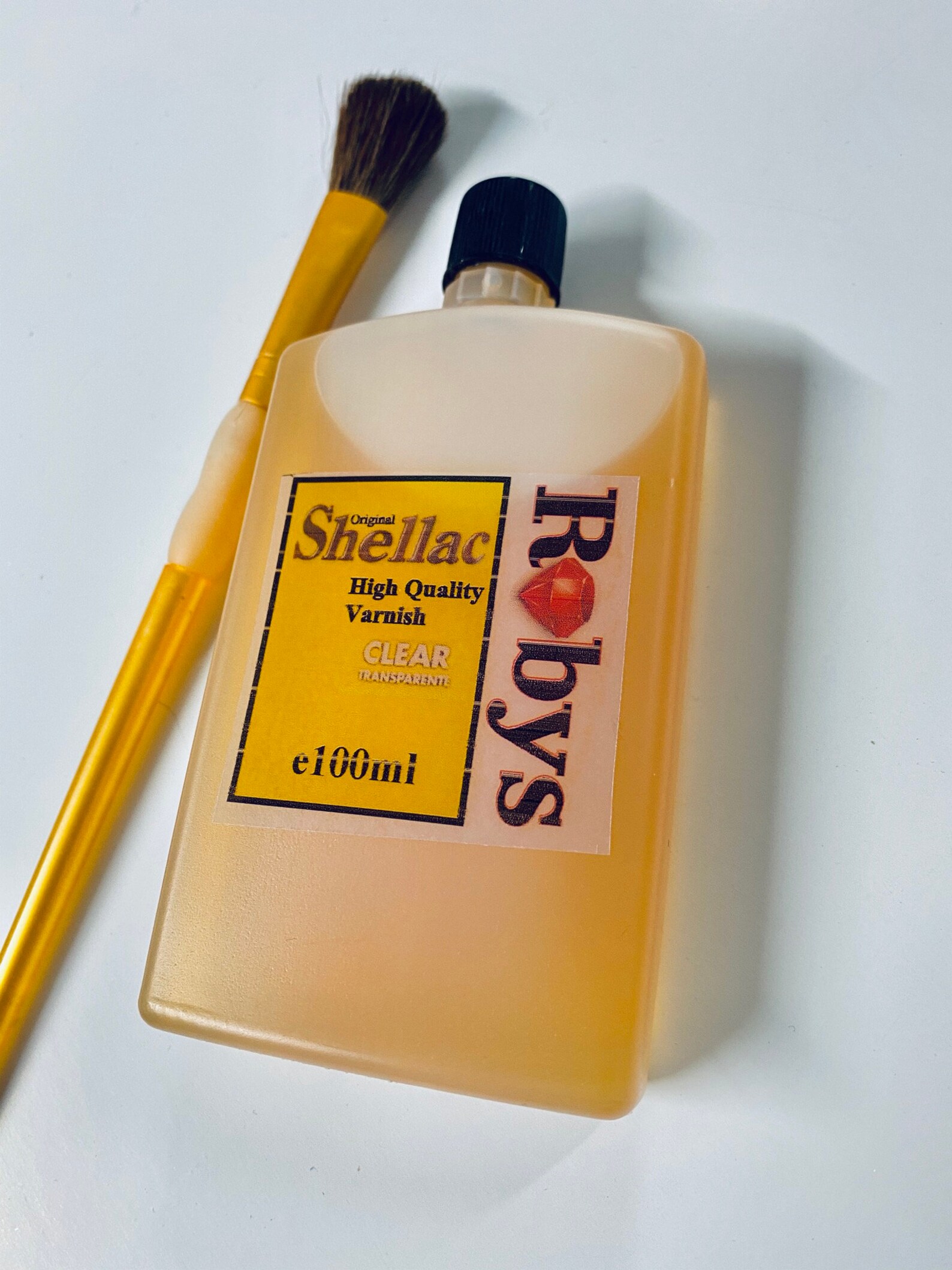 Premium Quality Shellac Clear Varnish 100ml Bottle & Gold Leaf Etsy