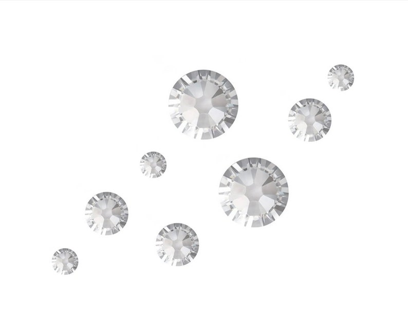 30pcs Tooth Gems Swarovski® Crystals Lead Free Non Hotfix Etsy