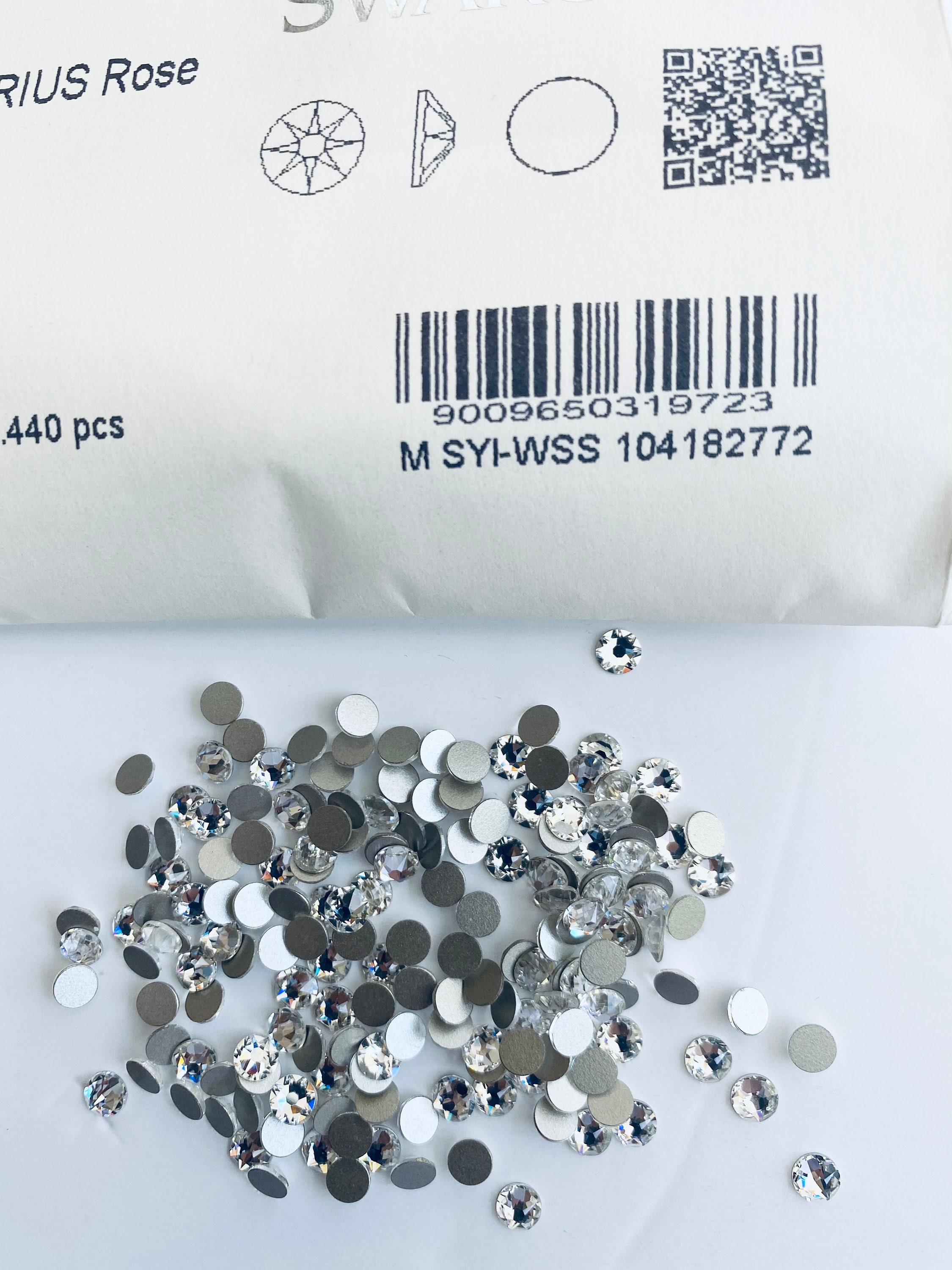 50pcs Swarovski® Crystal Hotfix Stones Ss20 Rhinestones Flatback