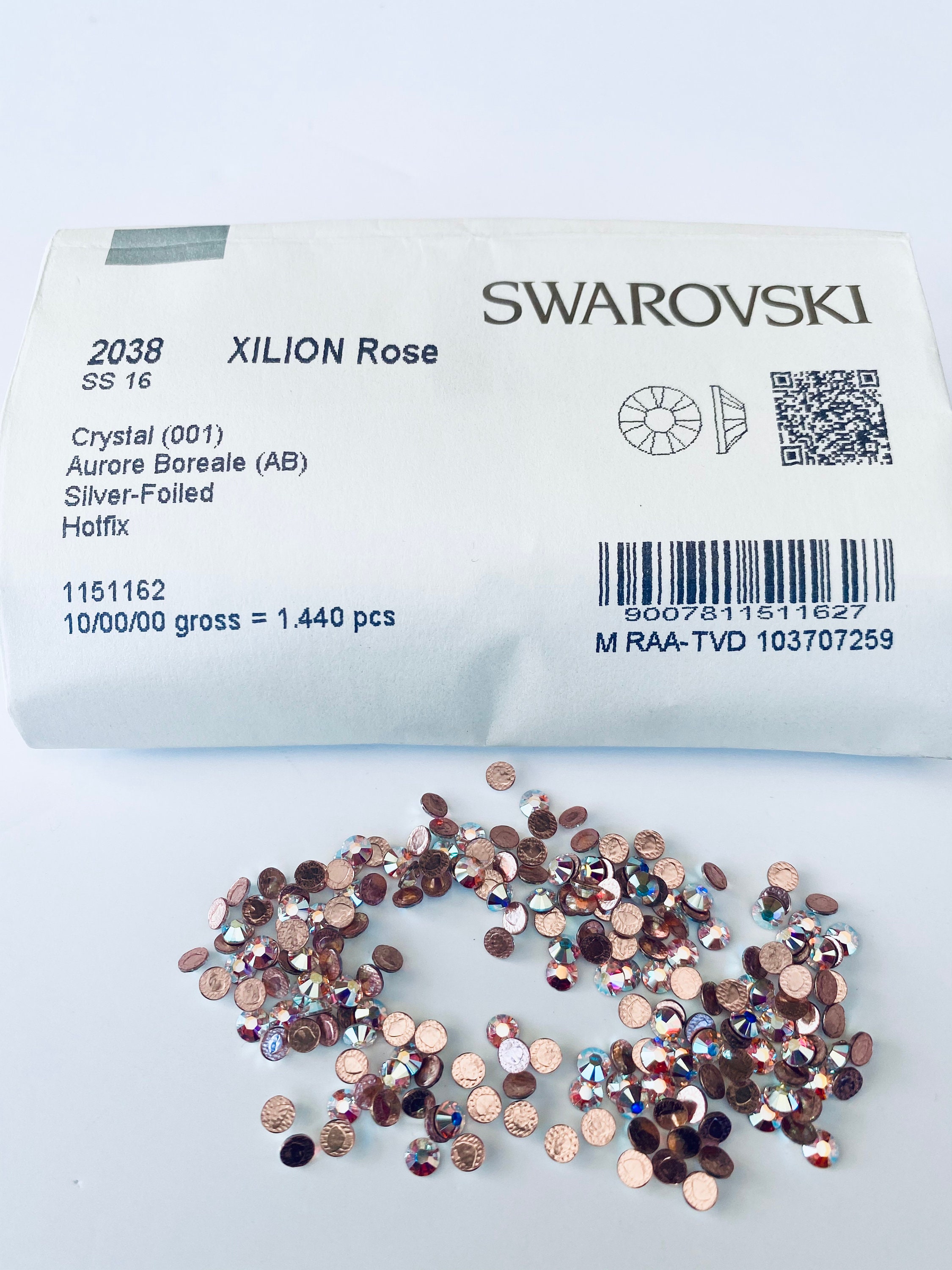Swarovski Crystals Rhinestones Gems Flat Back Crystal AB HOT FIX