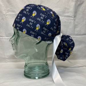 Ponytail Scrub Cap - Don’t Be Salty