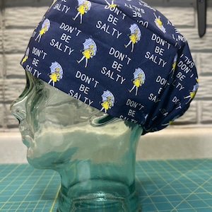 Scrub Cap with Elastic - Don’t Be Salty