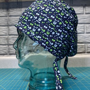 Scrub Cap with Ties - Little Faces