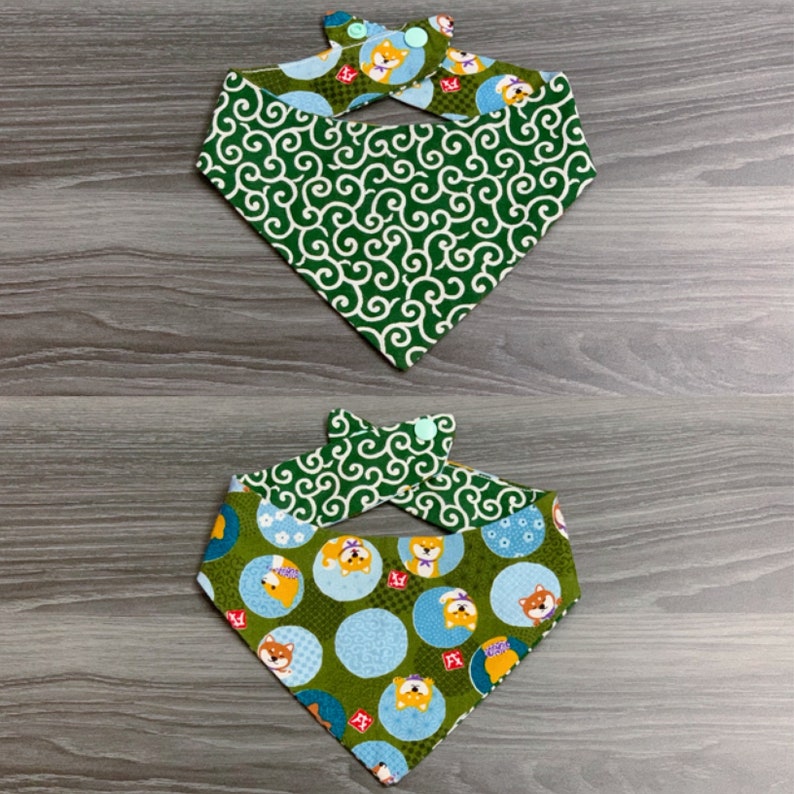 Karakusa Shiba Two-Sided Reversible Bandana