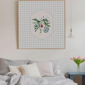 Floral Bouquet Wall Art| Instant Downloadable Wall Print| Trendy Floral Art Print | Oiled Painted Floral Art| Nursery Printable Art|L418