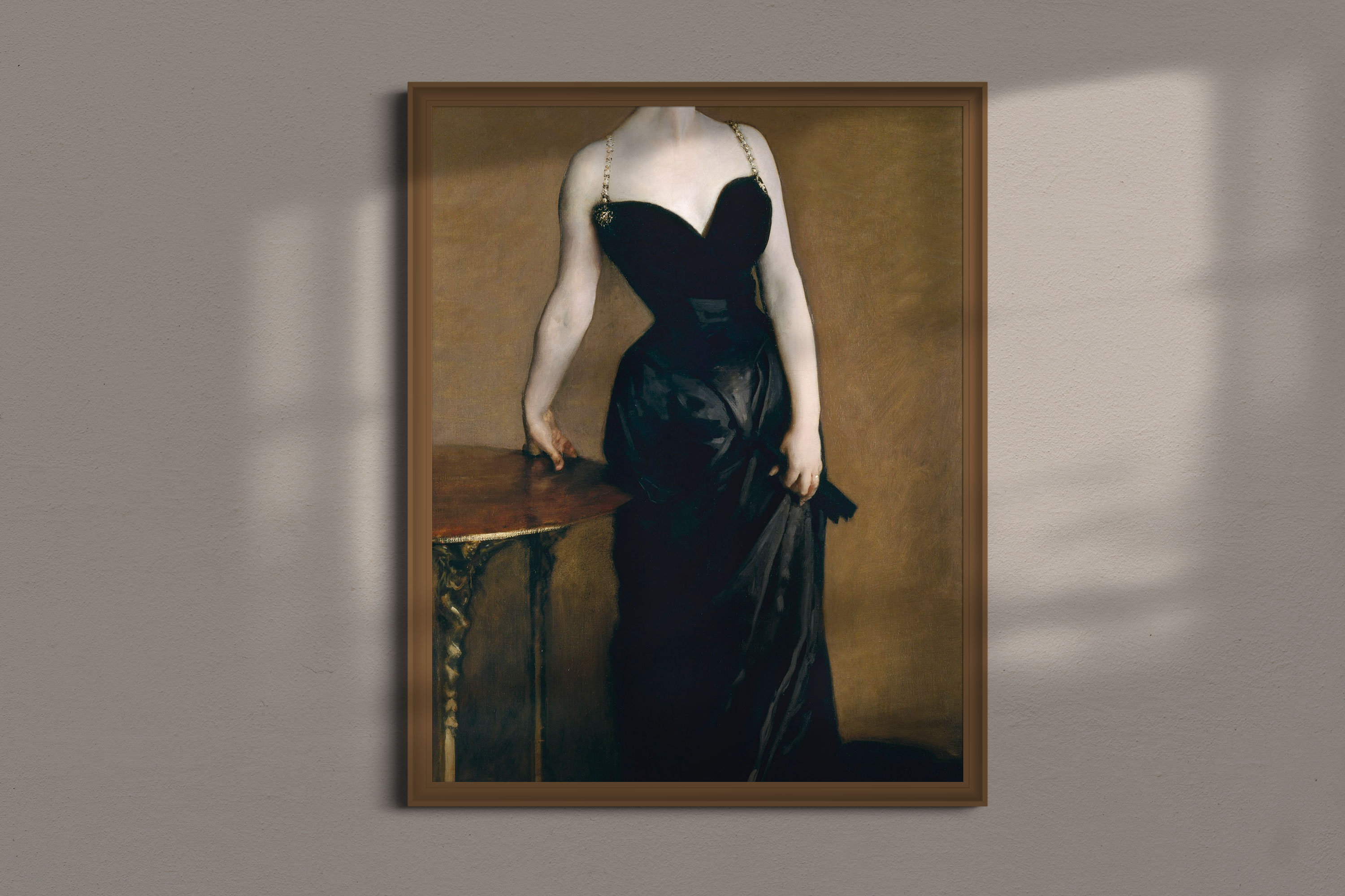 Madame X Wall Art Surreal Wall Art Print Collage Art - Etsy