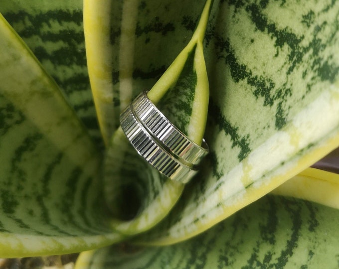 Ladder inspired White Gold Ring/Band(S)