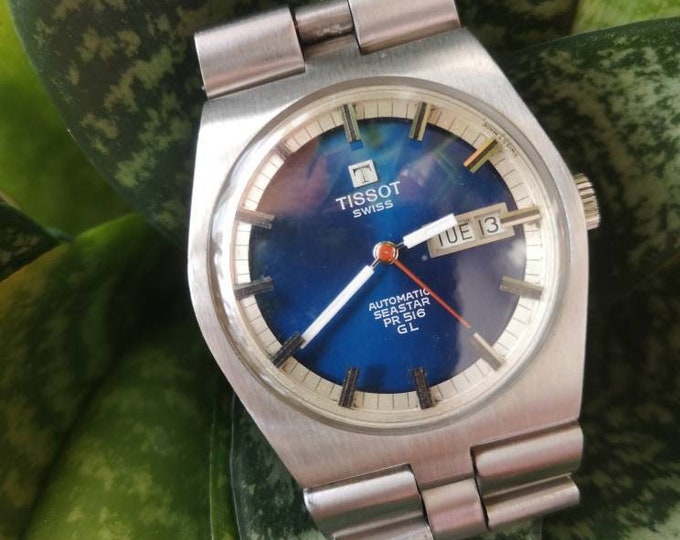 Vintage Tissot Seastar PR516 GL Watch
