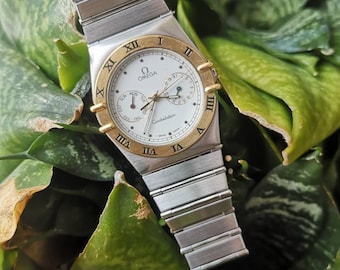 Omega Constellation White Face Watch