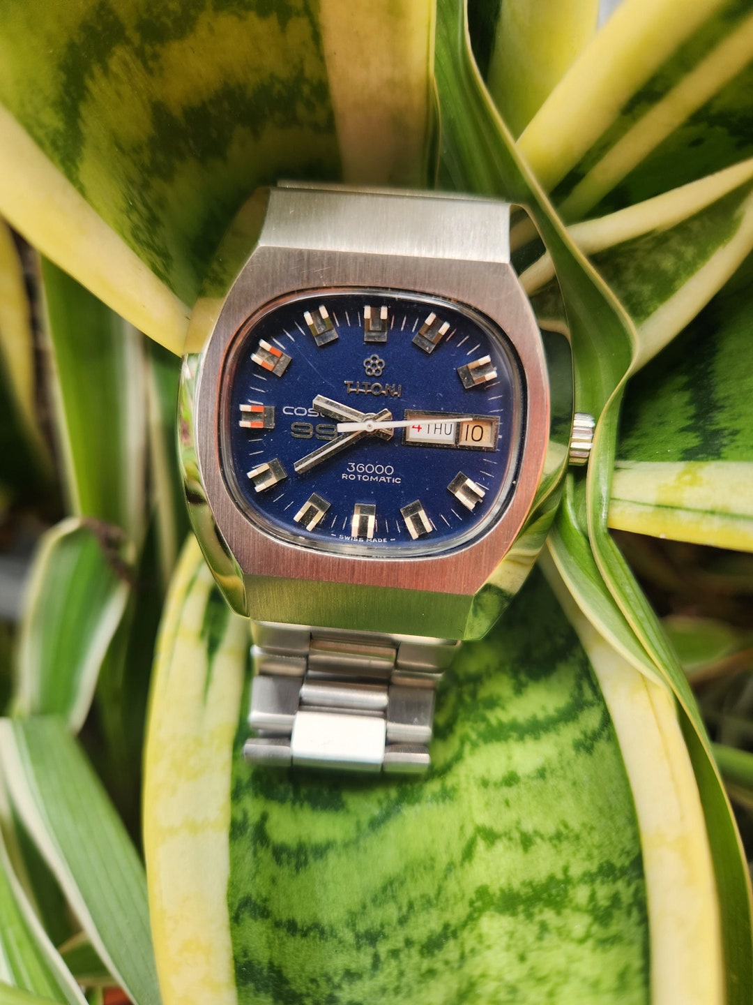 Vintage Titoni Cosmo99 36000 Watch - Etsy Norway Vintage Titoni Cosmo99 36000 Watch - Etsy Norway