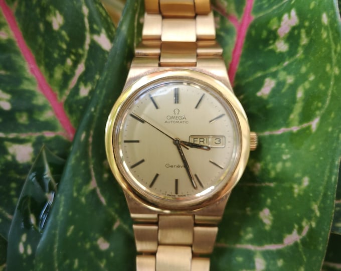 Vintage Gold Omega Geneve Watch
