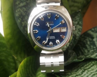Oris Navy Blue Face Watch