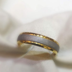 Platinum Gold Matt Finishing Band
