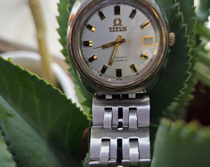 Vintage Titus White face Watch