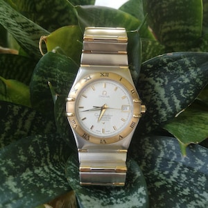 Vintage 2 tone Omega Constellation Chronometer Watch