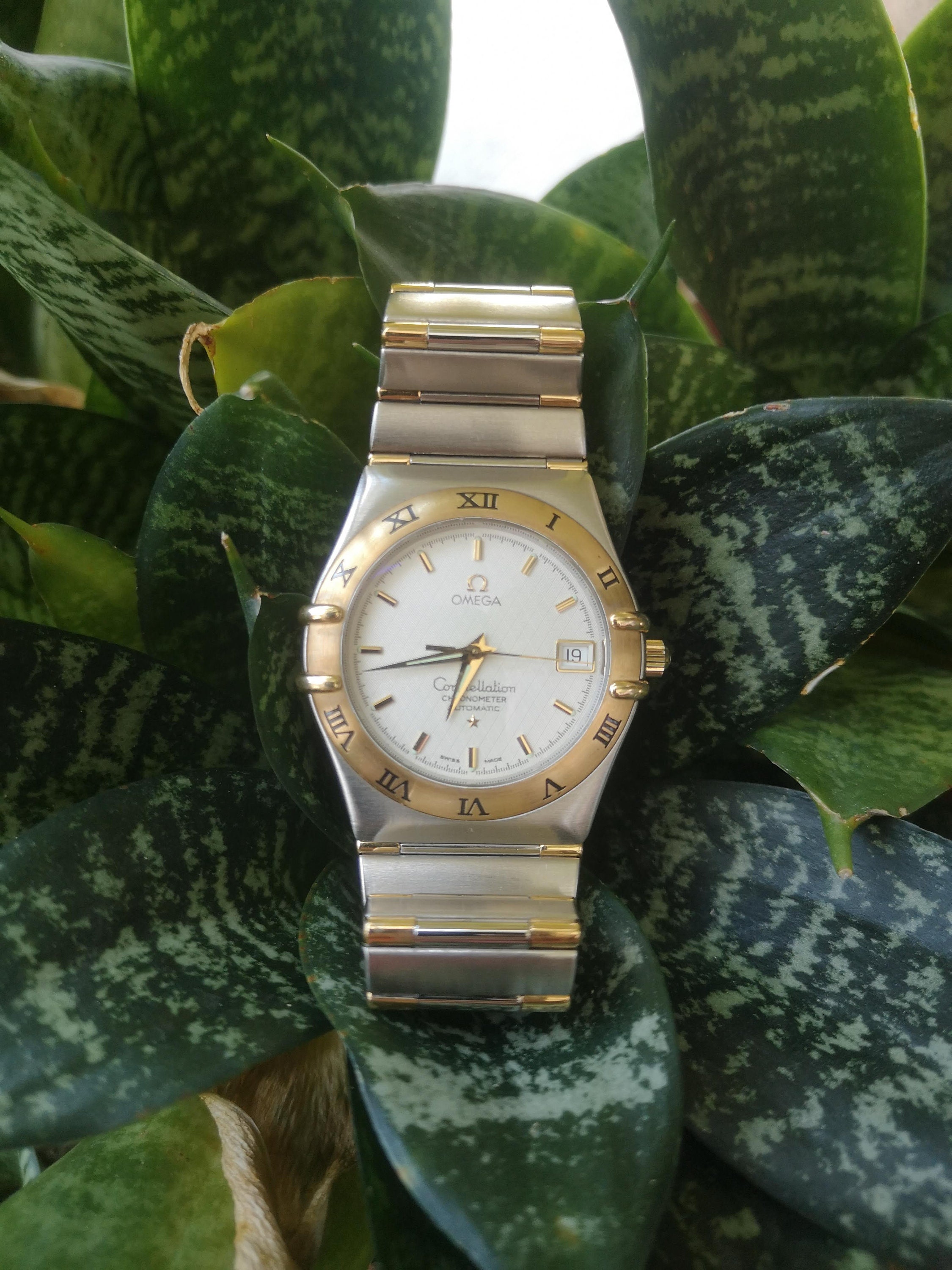 Vintage 2 tone Omega Constellation Chronometer Watch