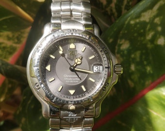 Tag Heuer Chronometer Watch(Silver face)