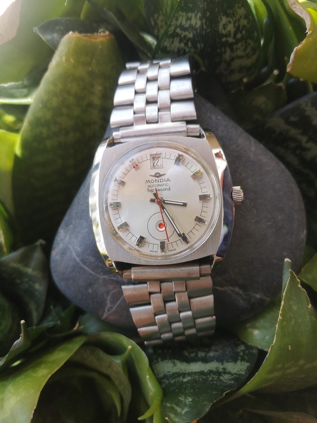 Vintage Mondia Top Second Flash Red Dot Watch - Etsy