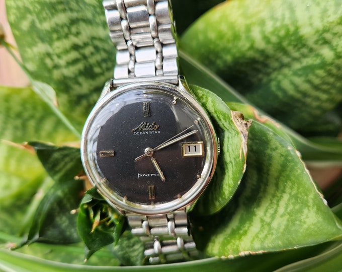 Vintage Mido Oceanstar Powerwind Watch