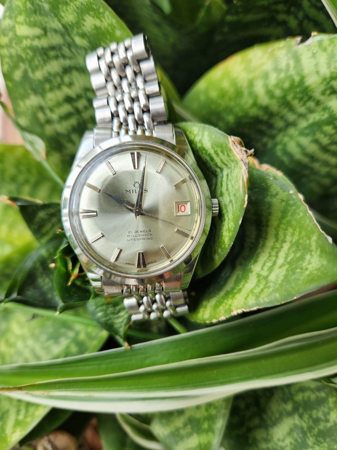 Vintage Milus Milushock Lifespring Watch