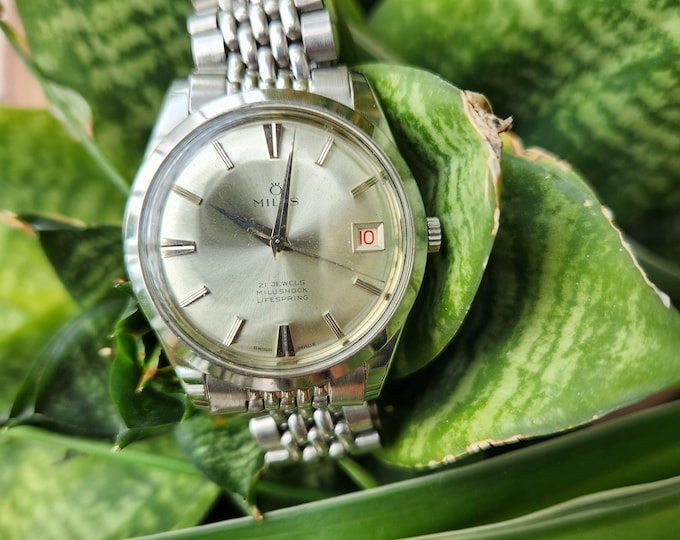 Vintage Milus Milushock Lifespring Watch