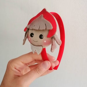 Cerchietto bambina con personaggio delle favole