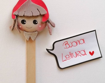 Bookmark with fairy tale characters