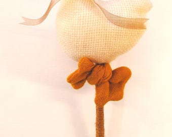 goose amigurumi, gift for new baby, spring decoration, baptism favor
