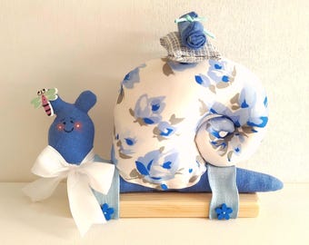 snail in fabric toys