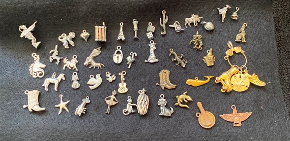 Mixed metal charms