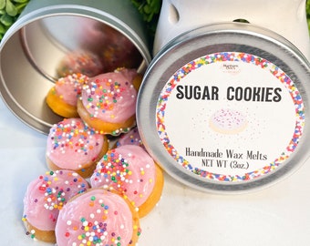 Sugar Cookie Scented Wax Melts, Handmade Dessert Scents (3-4 oz)