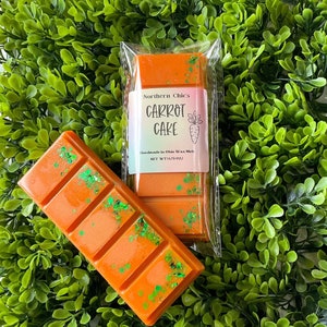 Carrot Cake Wax Melts | Highly Scented Soy Wax | Home Decor | Housewarming | Gift | Spring , Highly Scented Soy Wax Snap