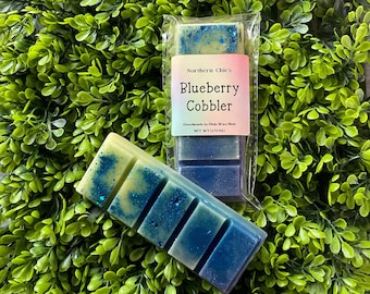 Blueberry Cobbler Scented Wax Melts, Soy Snap Bar