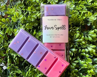 Love Spell Scented Soy Wax Melts | Strong VS Inspired Fragrance