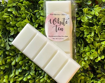 White Tea Wax Melt Snap Bar Wax Melts For Warmer Wax Melts for Gifts Birthday Gifts for Wax Melts Gifts Anyone