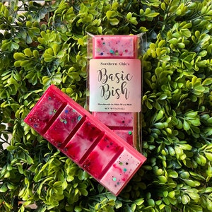 Basic Bish Wax Melt Snap Bar Wax Melts For Warmer Wax Melts for Gifts Birthday Gifts for Wax Melts Gifts Anyone