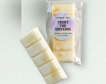 Patchouli Scented Wax Melts, Trust The Universe, Soy Snap Bar