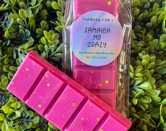 Jamaica Me Crazy Strong Scented Wax Melt, Wax Melt Snap Bar, Wax Melt Gift, Wax Melt, Spring Summer Scents