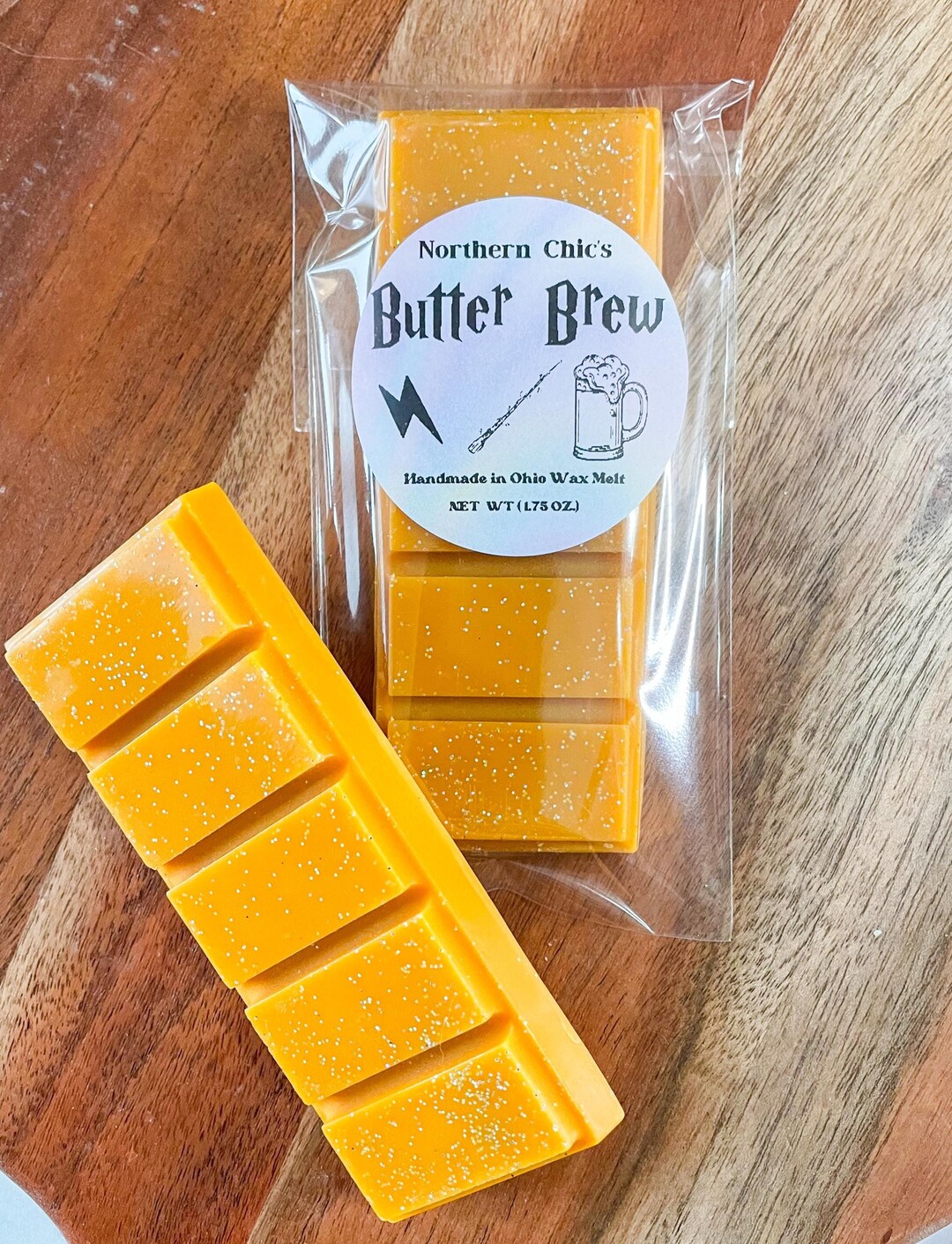 Butter Brew Bourbon Butterscotch Snap Bar Wax Melt, Great Gift, HP ...