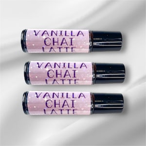 Vanilla Chai Latte Perfume Oil Fragrance Roll On