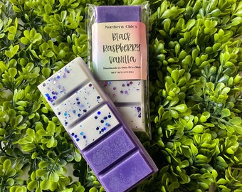 Black Raspberry Vanilla Wax Melt Snap Bar, Soy Wax Blend