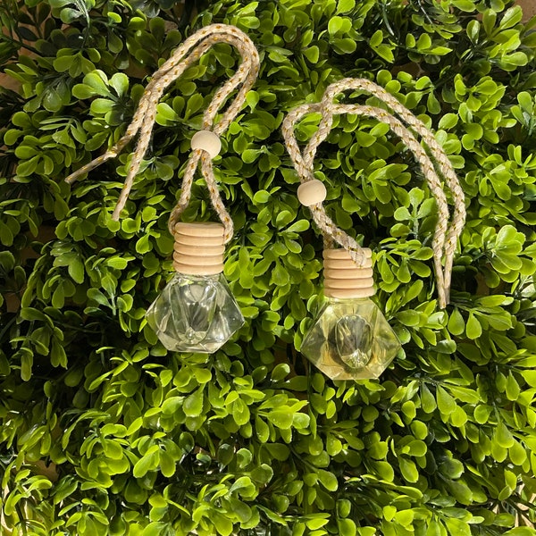 Glass Car Diffuser, Hanging Air Freshener, Any Season Vehicle Fragrance