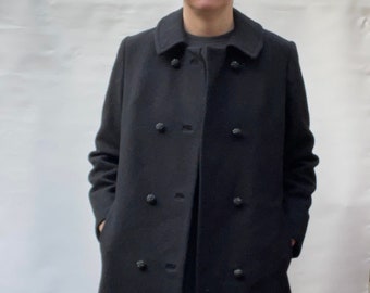 long black wool coat