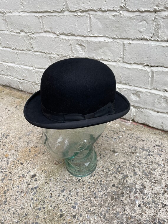 Dunn \u0026 Co Black Felt Bowler Hat - Etsy UK
