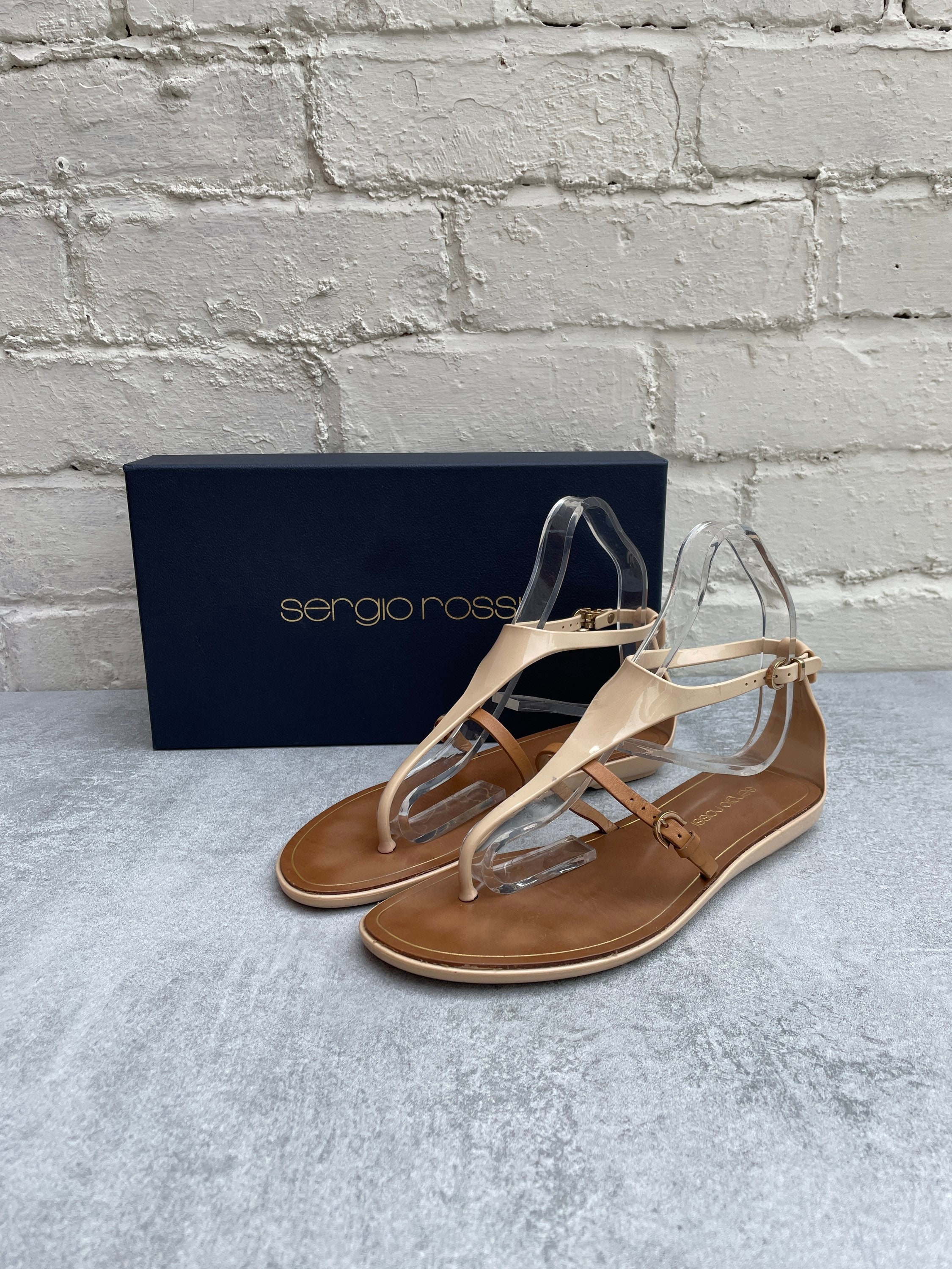 Sergio rossi jelly sandals sale