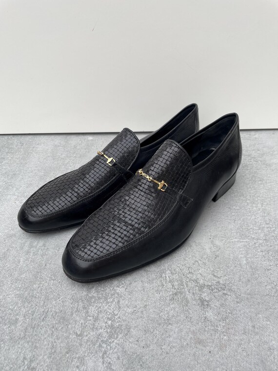 Men\'s Formal Loafer Shoes Black Size 10 NEW Amazon.com | CALTO Men main image 2