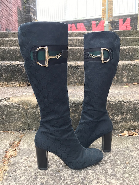 Gucci GG Canvas Boots