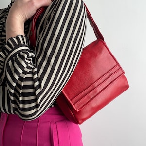 1960s Red Bag - Etsy UK
