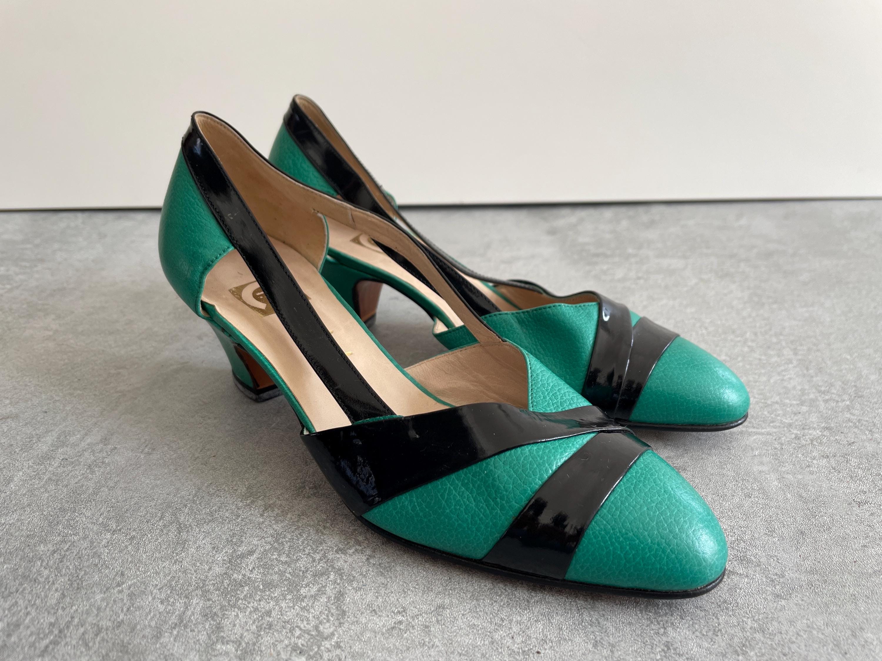 Italian Green Shoes - Etsy UK display picture 2