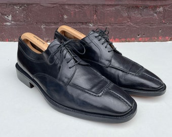 Cole Haaan Black Leather Lace Up Shoes